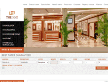 Tablet Screenshot of hhihotels.com